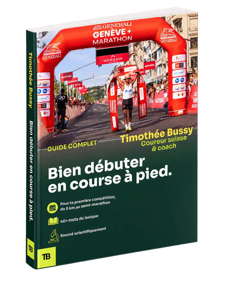 Couverture du livret de course à pied de Timothée Bussy